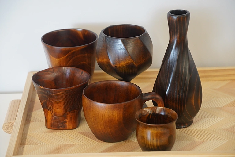 大子漆塗りの木工品